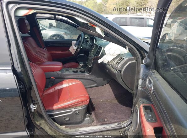 1C4RJFDJ8HC678418 2017 JEEP GRAND CHEROKEE Black Вид салону спереду