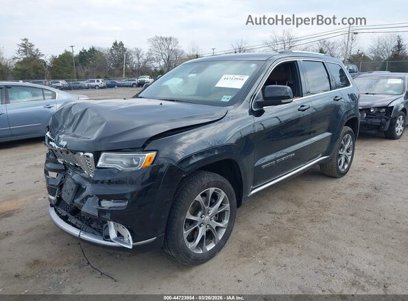 1C4RJFJT3MC507883 2021 JEEP GRAND CHEROKEE Черный Передняя левая четверть