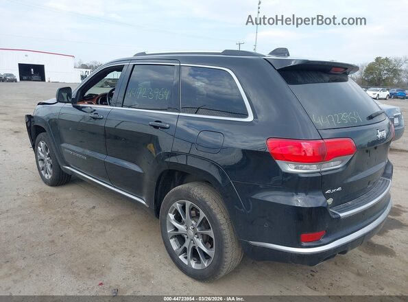 1C4RJFJT3MC507883 2021 JEEP GRAND CHEROKEE Черный Задняя левая четверть