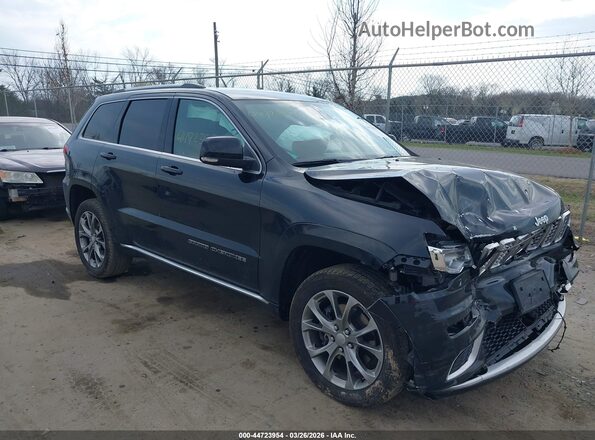 1C4RJFJT3MC507883 2021 JEEP GRAND CHEROKEE Черный Передняя правая четверть