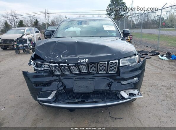 1C4RJFJT3MC507883 2021 JEEP GRAND CHEROKEE Черный Вид панели приборов
