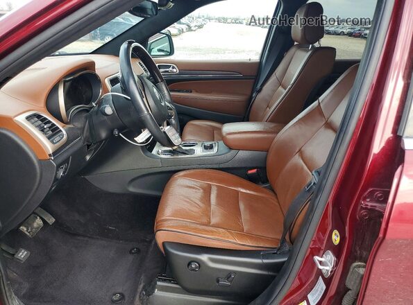 1C4RJFJT5HC940286 2017 JEEP GRAND Бордовый Вид салона спереди