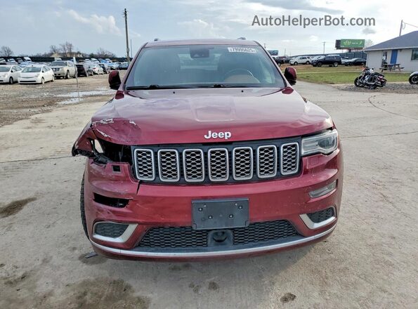 1C4RJFJT5HC940286 2017 JEEP GRAND Бордовый Вид спереди