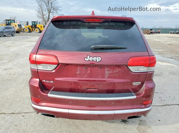 1C4RJFJT5HC940286 2017 JEEP GRAND Бордовый Вид сзади