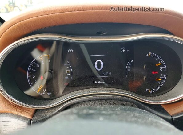 1C4RJFJT5HC940286 2017 JEEP GRAND Бордовый Вид щитка приборов