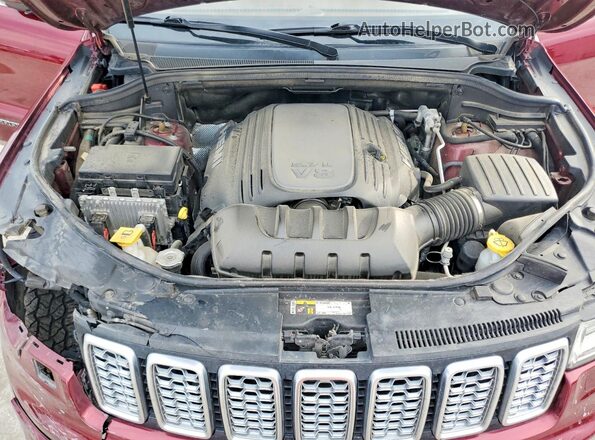 1C4RJFJT5HC940286 2017 JEEP GRAND Бордовый Вид подкапотного пространства