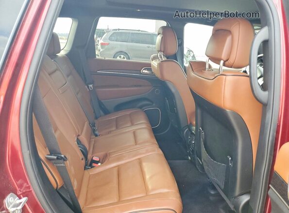 1C4RJFJT5HC940286 2017 JEEP GRAND Бордовый Вид задней части салона