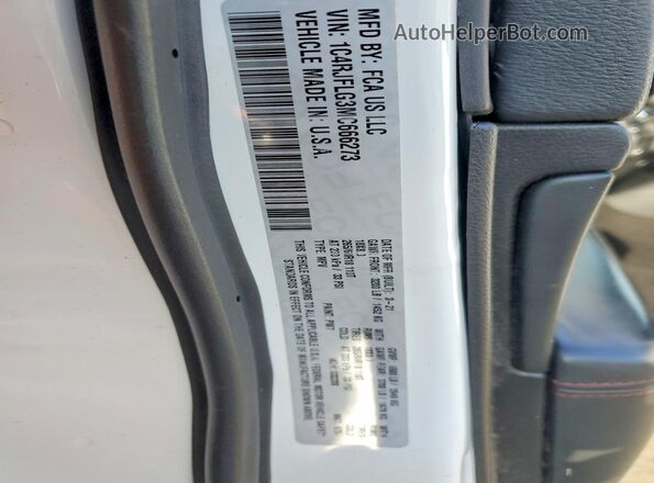 1C4RJFLG3MC666273 2021 JEEP GRAND Белый Вид наклейки с VIN-кодом