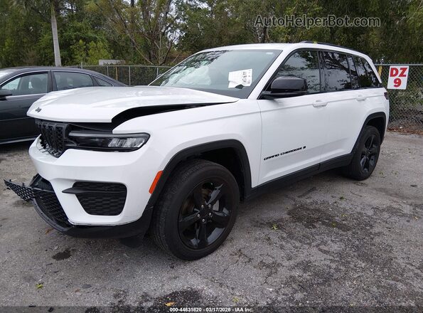 1C4RJGAG8PC648056 2023 JEEP GRAND CHEROKEE Белый Передняя левая четверть
