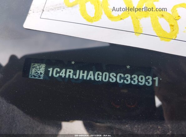 1C4RJHAG0SC339311 2025 JEEP GRAND CHEROKEE Black 