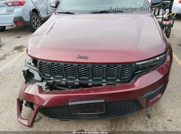 1C4RJHAG6SC331715 2025 JEEP GRAND CHEROKEE Бордовый Вид щитка приборов