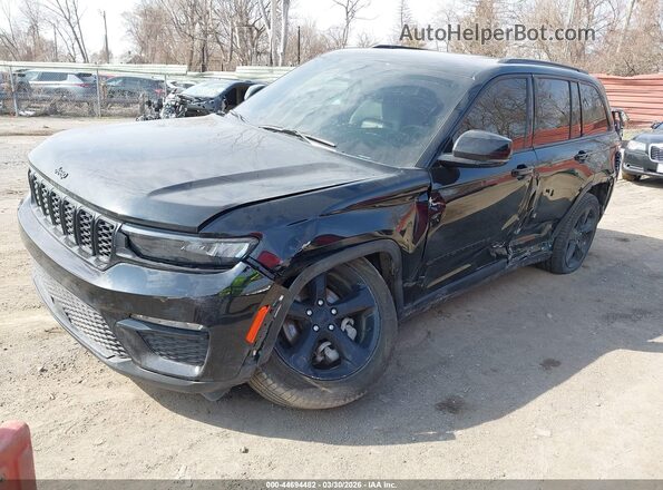 1C4RJHBG2PC505303 2023 JEEP GRAND CHEROKEE Черный Передняя левая четверть
