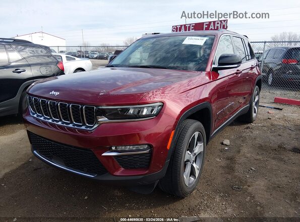 1C4RJHBG9PC601753 2023 JEEP GRAND CHEROKEE Red Vista tres cuartos delantera izquierda