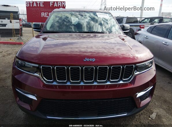 1C4RJHBG9PC601753 2023 JEEP GRAND CHEROKEE Red Vista del cuadro de instrumentos