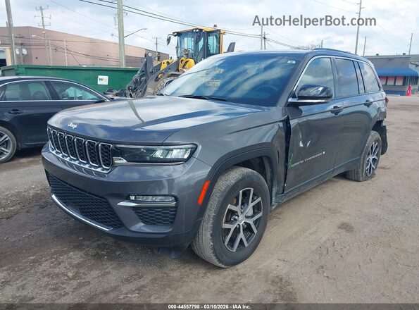 1C4RJHBG9RC166607 2024 JEEP GRAND CHEROKEE Серый Передняя левая четверть