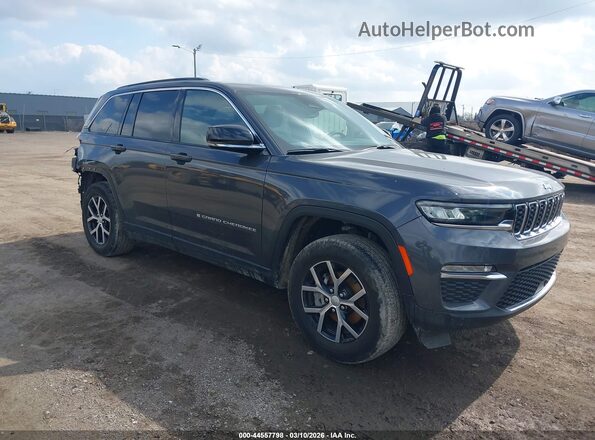1C4RJHBG9RC166607 2024 JEEP GRAND CHEROKEE Серый Передняя правая четверть