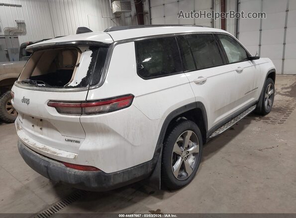 1C4RJKBG5N8633984 2022 JEEP GRAND CHEROKEE L Белый Задняя правая четверть