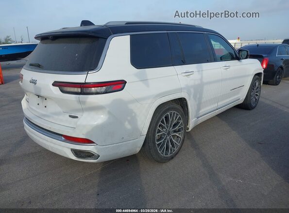 1C4RJKEGXM8192153 2021 JEEP GRAND CHEROKEE L Белый Задняя правая четверть