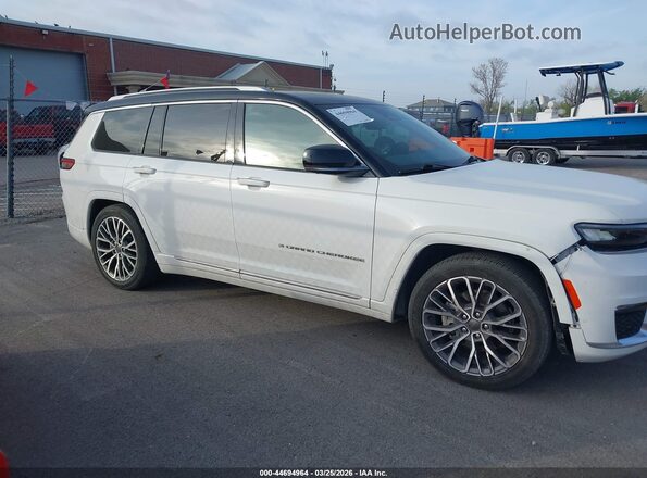 1C4RJKEGXM8192153 2021 JEEP GRAND CHEROKEE L Белый Вид задней части салона