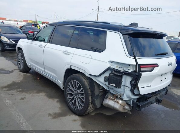 1C4RJKETXM8174944 2021 JEEP GRAND CHEROKEE L White Tył lewy