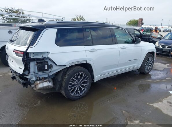 1C4RJKETXM8174944 2021 JEEP GRAND CHEROKEE L White Tył prawy