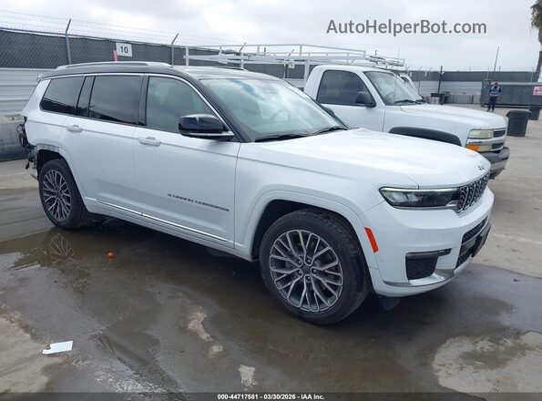 1C4RJKETXM8174944 2021 JEEP GRAND CHEROKEE L White Przód prawy