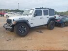 2025 Jeep Wrangler 4-door Willys 4x4 White vin: 1C4RJXDG3SW557666