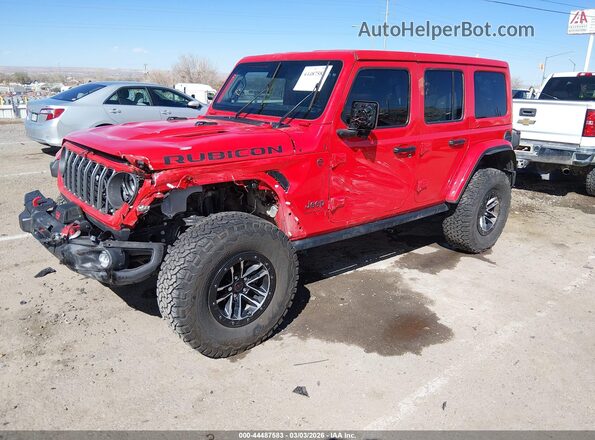 1C4RJXFG8SW662538 2025 JEEP WRANGLER Red Przód lewy