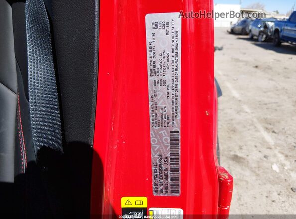1C4RJXFG8SW662538 2025 JEEP WRANGLER Red Widok komory silnika
