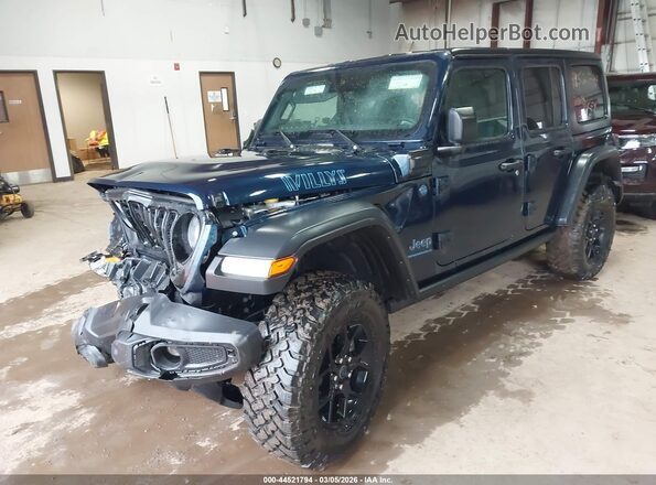 1C4RJXN61SW529421 2025 JEEP WRANGLER Blue Przód lewy