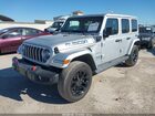 2024 Jeep Wrangler 4xe Sahara 4xe Silver vin: 1C4RJXP61RW249165