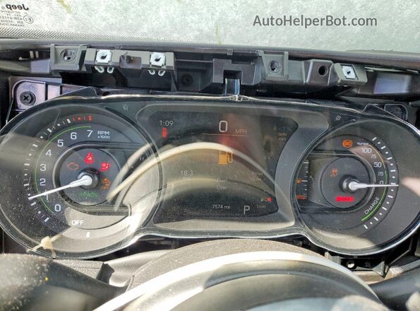 1C4RJXP61RW356202 2024 JEEP WRANGLER Синий Вид щитка приборов