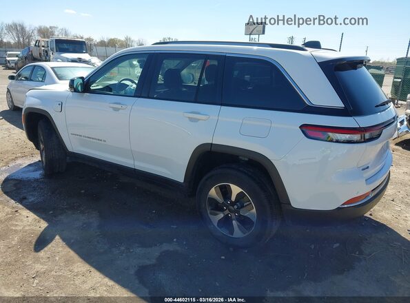 1C4RJYB66N8760432 2022 JEEP GRAND CHEROKEE 4XE White Trasero izquierdo