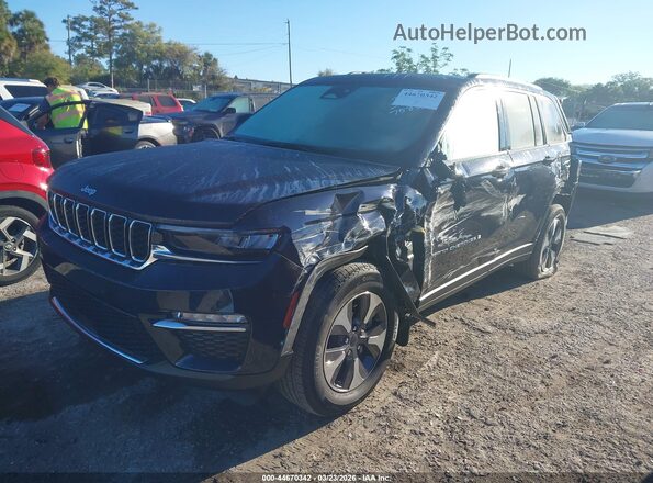 1C4RJYB67N8758334 2022 JEEP GRAND CHEROKEE 4XE Black Przód lewy