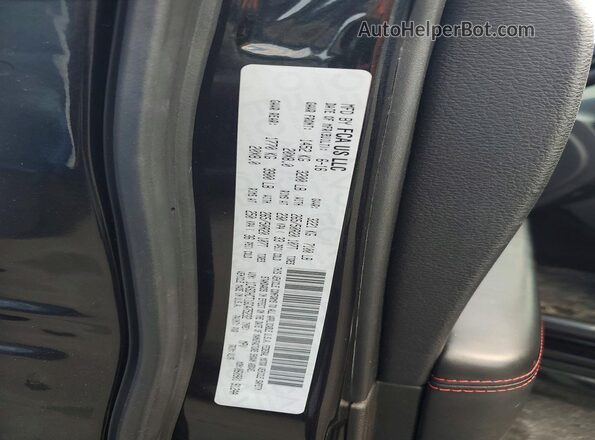 1C4SDHCT1GC475232 2016 DODGE DURANGO Черный Вид задних сидений