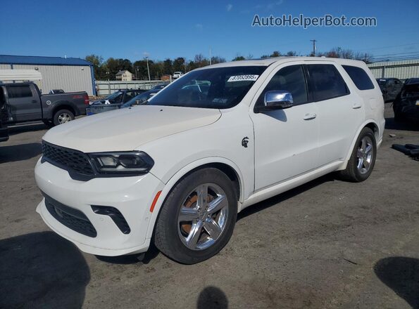 1C4SDHCT6LC285792 2024 DODGE DURANGO Белый Передняя левая четверть