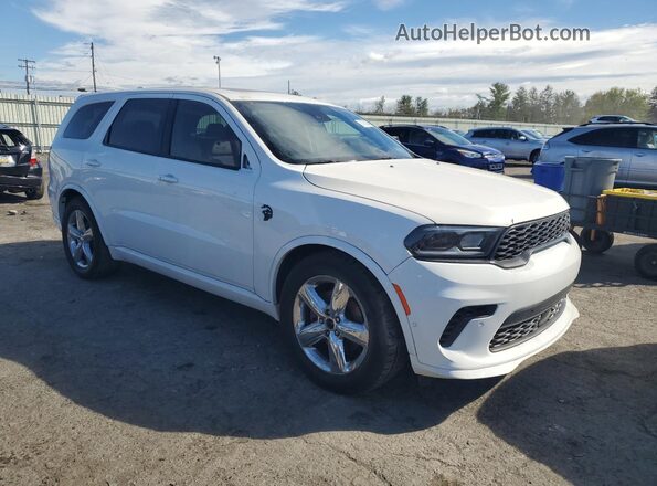 1C4SDHCT6LC285792 2024 DODGE DURANGO Белый Передняя правая четверть
