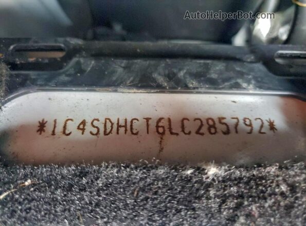 1C4SDHCT6LC285792 2024 DODGE DURANGO Белый Панорамный вид салона 360°