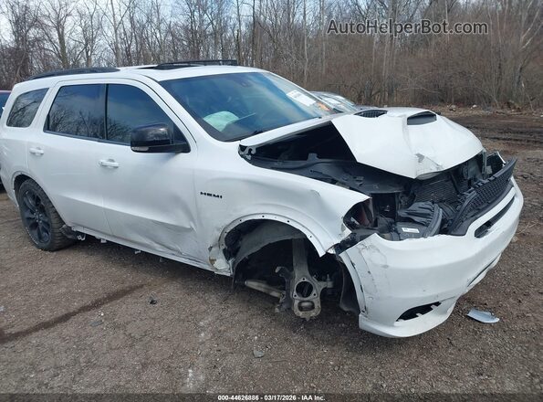 1C4SDHCT8LC307307 2020 DODGE DURANGO Белый Передняя правая четверть