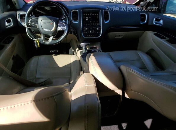 1C4SDHET0KC658370 2019 DODGE DURANGO Красный Вид панели приборов