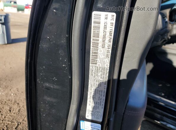 1C4SDJCT0SC501528 2025 DODGE DURANGO Black Vista interior de 360 grados