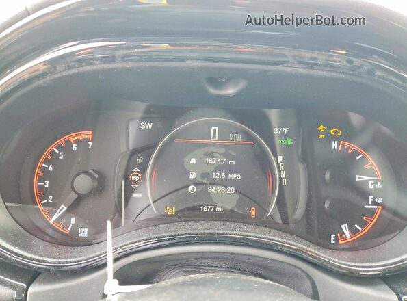 1C4SDJCT0TC161007 2026 DODGE DURANGO Черный Вид щитка приборов