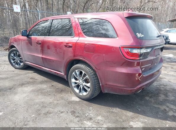 1C4SDJCT2KC780044 2019 DODGE DURANGO Красный Задняя левая четверть