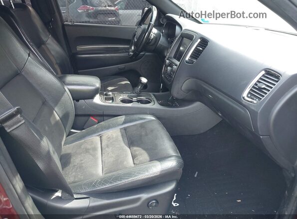 1C4SDJCT2KC780044 2019 DODGE DURANGO Красный Вид салона спереди
