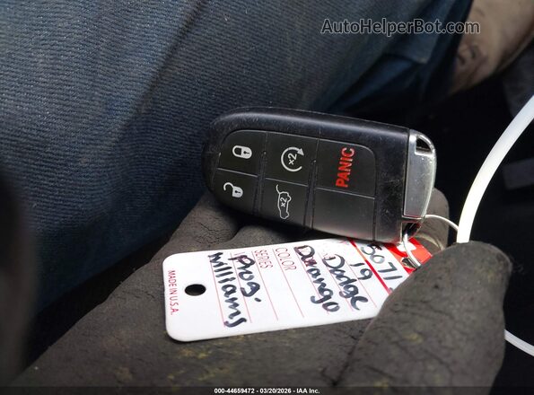 1C4SDJCT2KC780044 2019 DODGE DURANGO Красный Вид панели приборов