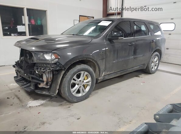 1C4SDJCT2KC811972 2019 DODGE DURANGO Gray Առջևի ձախ երեք քառորդ տեսարան