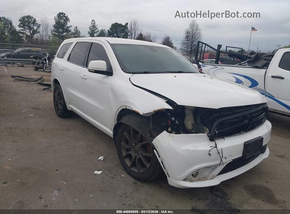 1C4SDJCT4HC945486 2017 DODGE DURANGO Белый Передняя правая четверть