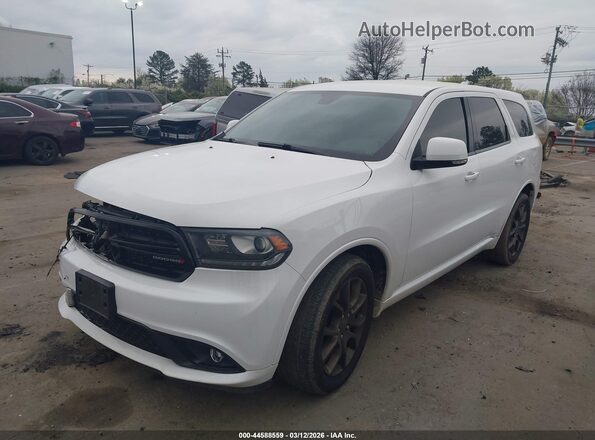 1C4SDJCT4HC945486 2017 DODGE DURANGO Белый Передняя левая четверть
