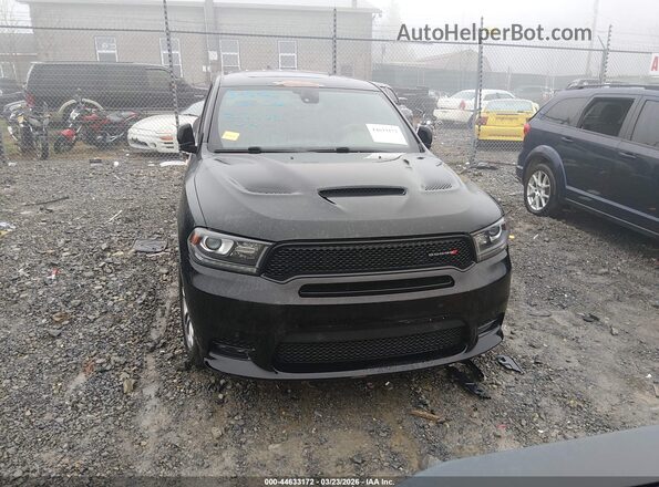 1C4SDJCT4KC722758 2019 DODGE DURANGO Black Առջևի վահանակի տեսք