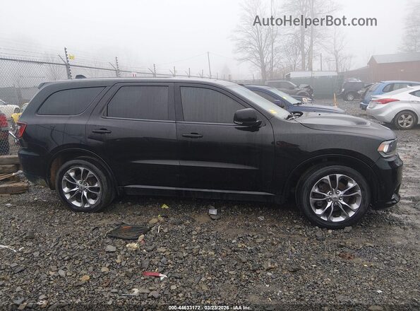 1C4SDJCT4KC722758 2019 DODGE DURANGO Black Սարքավորումների վահանակի տեսք